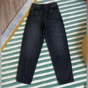 Bsides Claude high-rise tapered jeans - 
Black